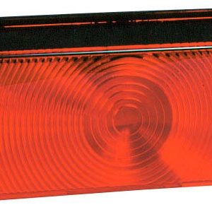 Peterson Mfg Trailer Light, Stop/ Turn/ Tail Light, Roadside, Incandescent Bulb, Rectangular, Red Lens, 8 Inch X 2.88 Inch, Submersible – V456L