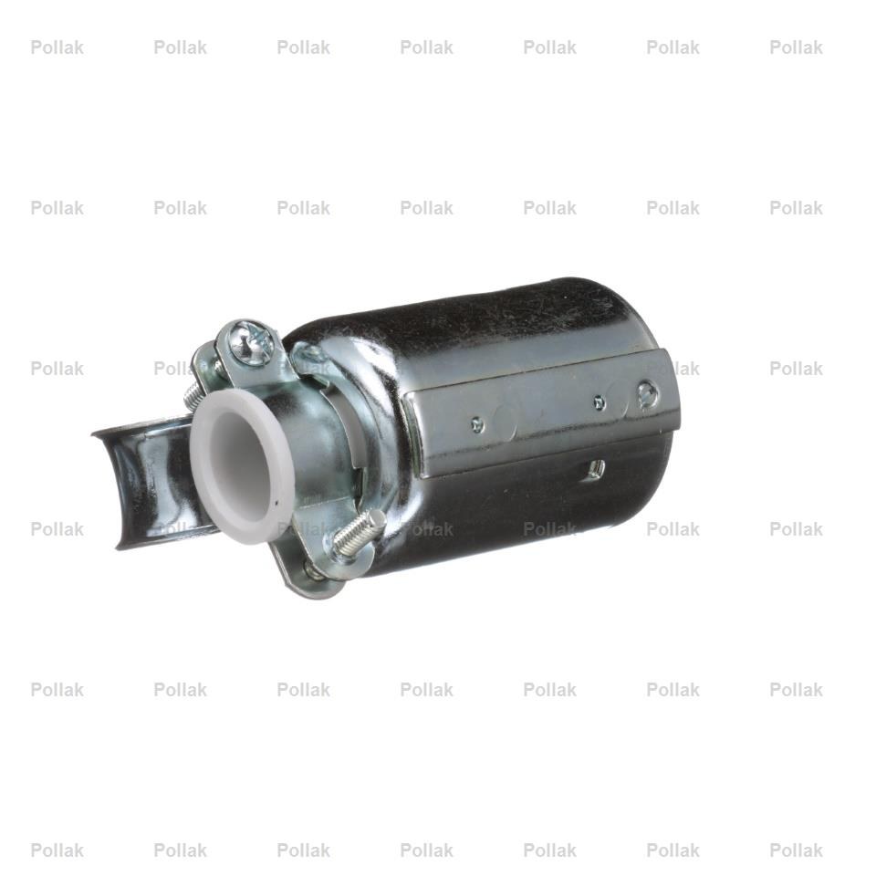 Pollak Trailer Wiring Connector, Trailer Side, 7-WAY Round Plug Side, Metal – 12-702