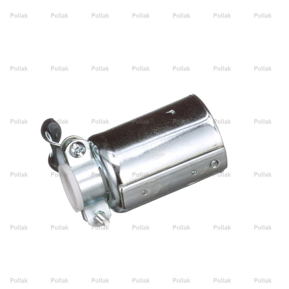 Pollak Trailer Wiring Connector, Trailer Side, 7-WAY Round Plug Side, Metal – 12-702