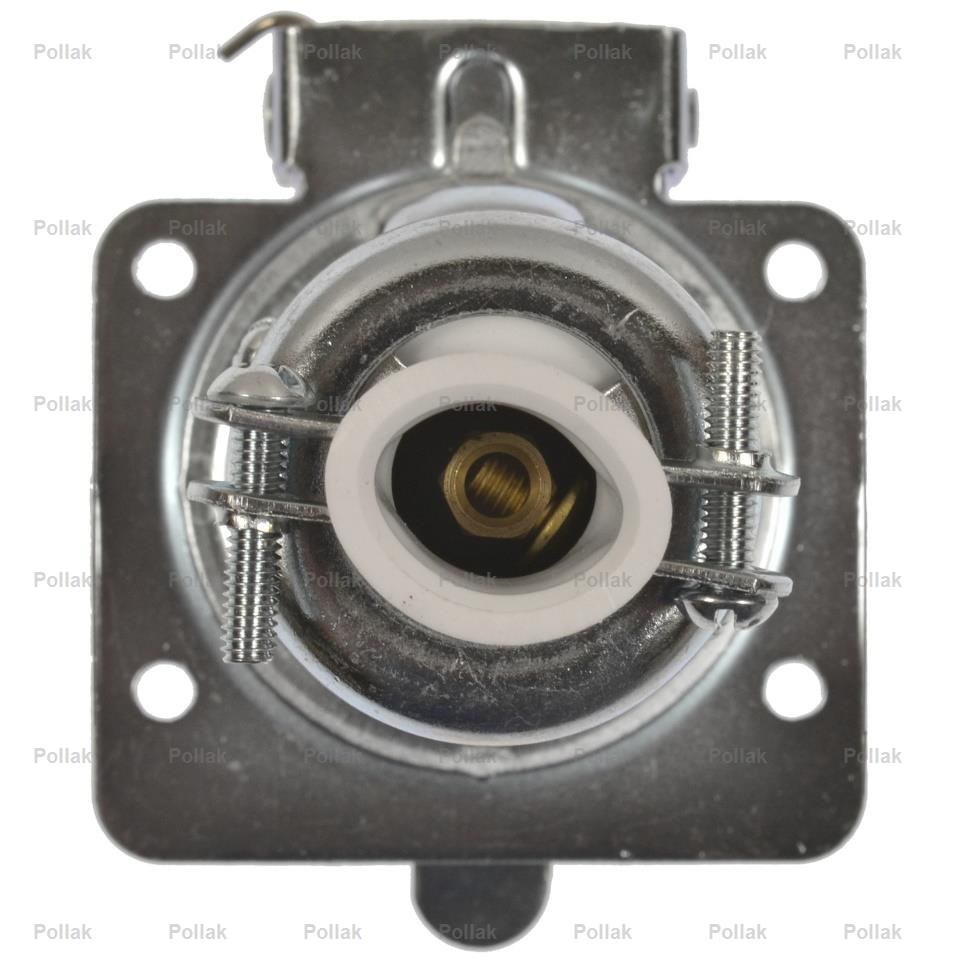 Pollak Trailer Wiring Connector, Vehicle Side, 7-WAY Round Socket, Metal – 12-703