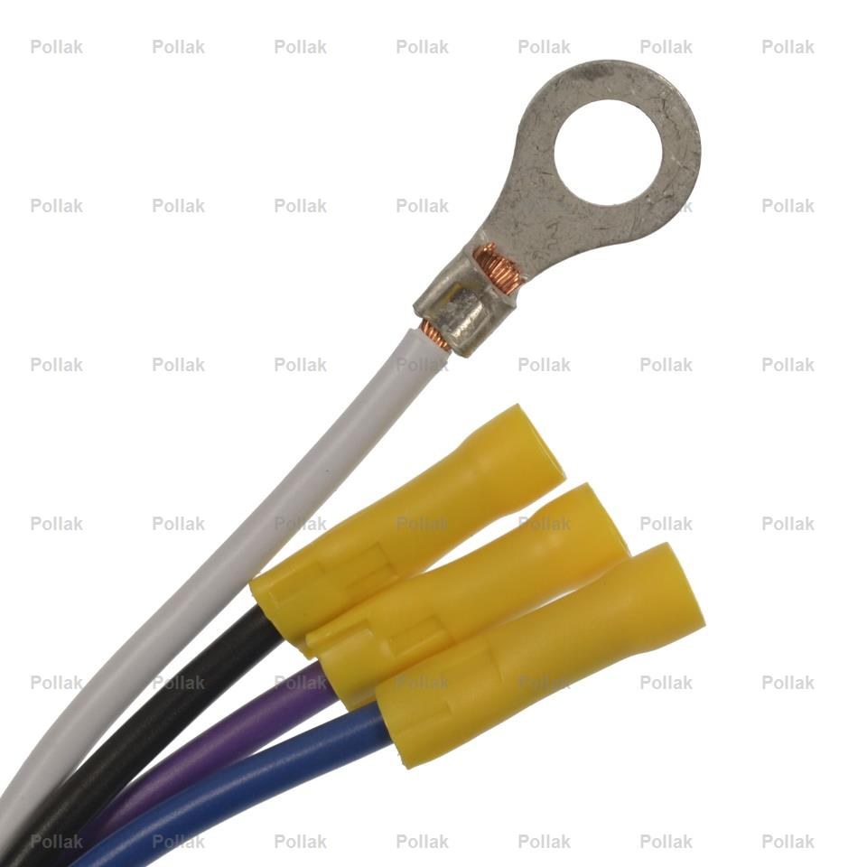 Pollak Trailer Wiring Connector Adapter, 4 Flat to 7-WAY, With 4 Color Retail Visi/Pak – 12-723EV
