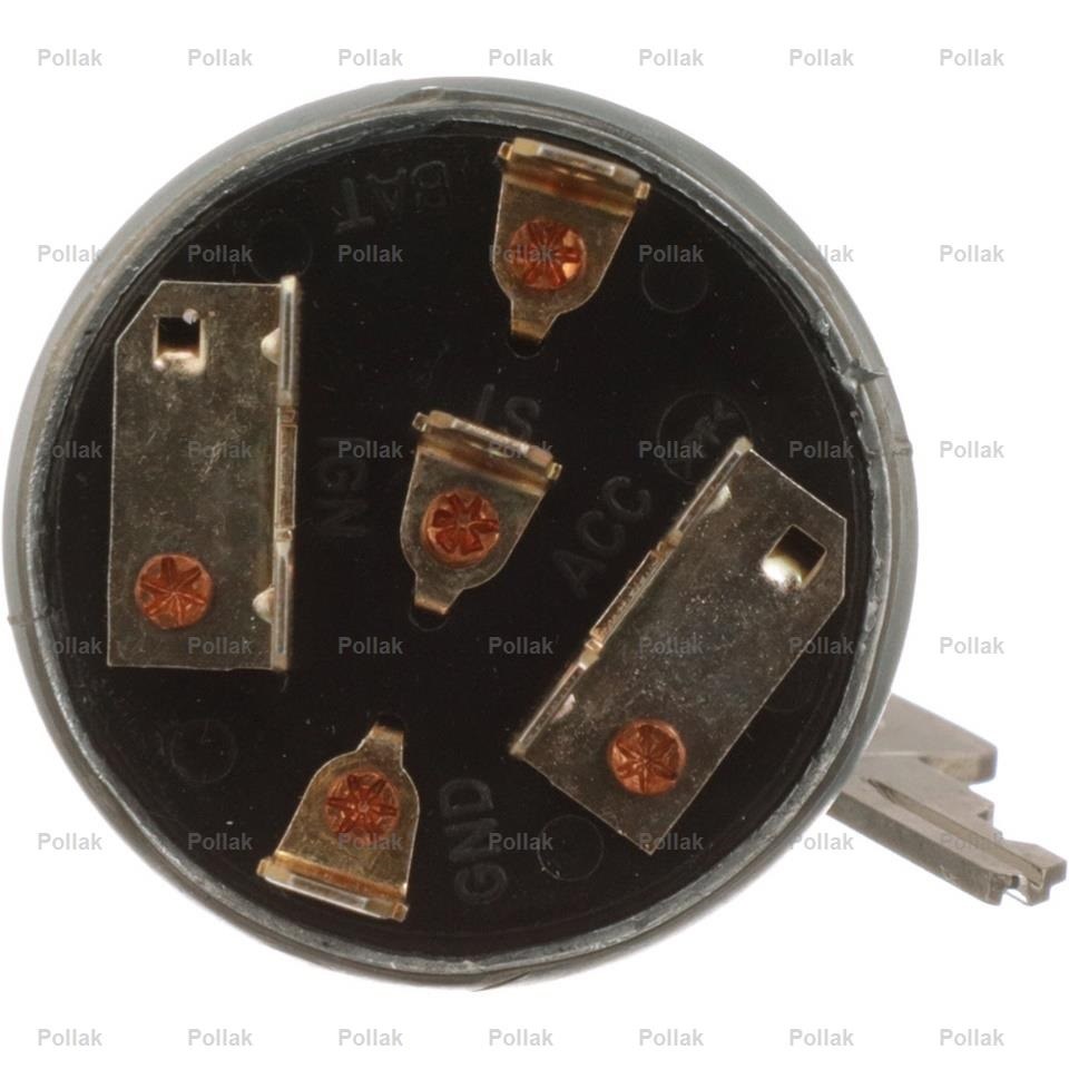 Pollak Ignition Switch, Universal, Die-Cast Aluminum Housing, 4 Wire Connections, 7 Blade Terminal, Starter Lockout, Various Key Code – 31-191-01P