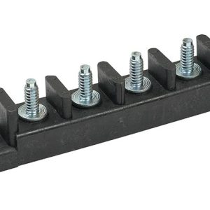 Pollak Wire Terminal Block, Used to Connect Individual Wires Without Splice, 6 Pole, 20 Amp, 12 Volt DC, 12 American Wire Gauge (awg) – 52-271