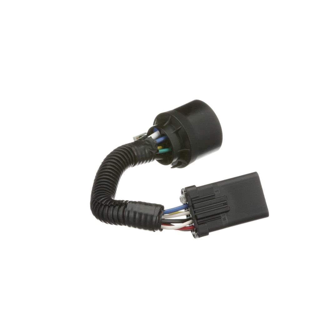 Pollak Trailer Wiring Connector Adapter, Pollak® Pro™, 7 Way Blade to 7 Way Rectangular, Black, With Harness – 7WB-113V