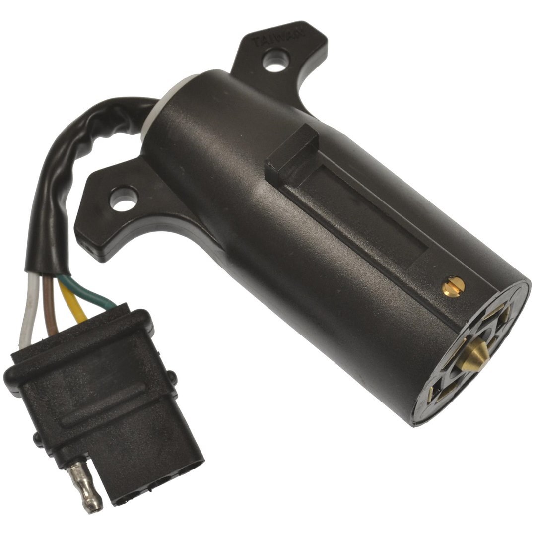 Pollak Trailer Wiring Connector Adapter, Pollak® Pro™, 7-Blade Vehicle End to 4-WAY Flat, With Flexible Wire – 7WB-143V