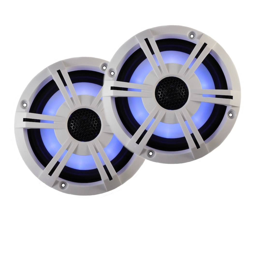 Pqn Entrpris Speaker, 6-1/2 Inch 2-WAY Coaxial, 120 Watt Maximum, 4 Ohm, 12 to 14 Volt DC Input – RV652BTWLD
