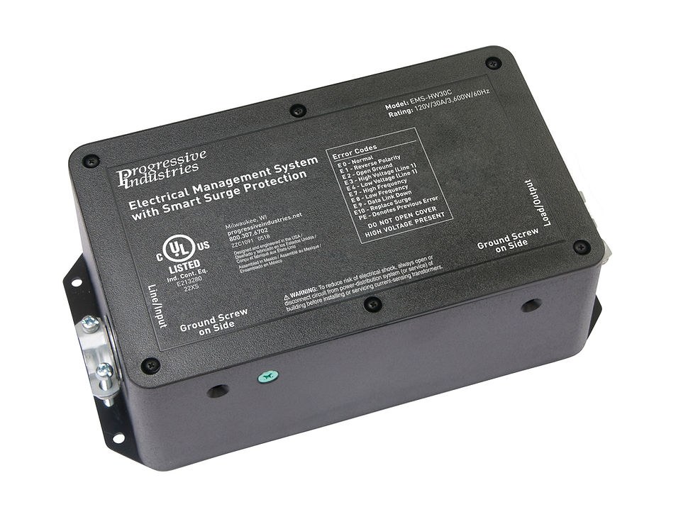 Progressive Surge Protector, Protect from Damaging Low/ High Voltage Levels and Power Surges When Connected to AC Power Supply – EMS-HW30C