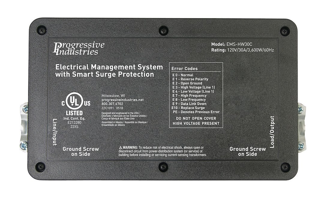 Progressive Surge Protector, Protect from Damaging Low/ High Voltage Levels and Power Surges When Connected to AC Power Supply – EMS-HW30C