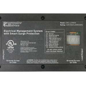 Progressive Surge Protector, Protect from Damaging Low/ High Voltage Levels and Power Surges When Connected to AC Power Supply – EMS-LCHW30