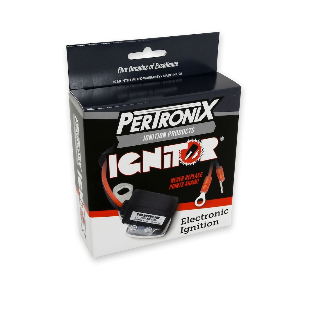 Pertronix Electronic Ignition Conversion, Ignitor ®, Includes Ignition Control Module/ Mounting Bracket – 1847V