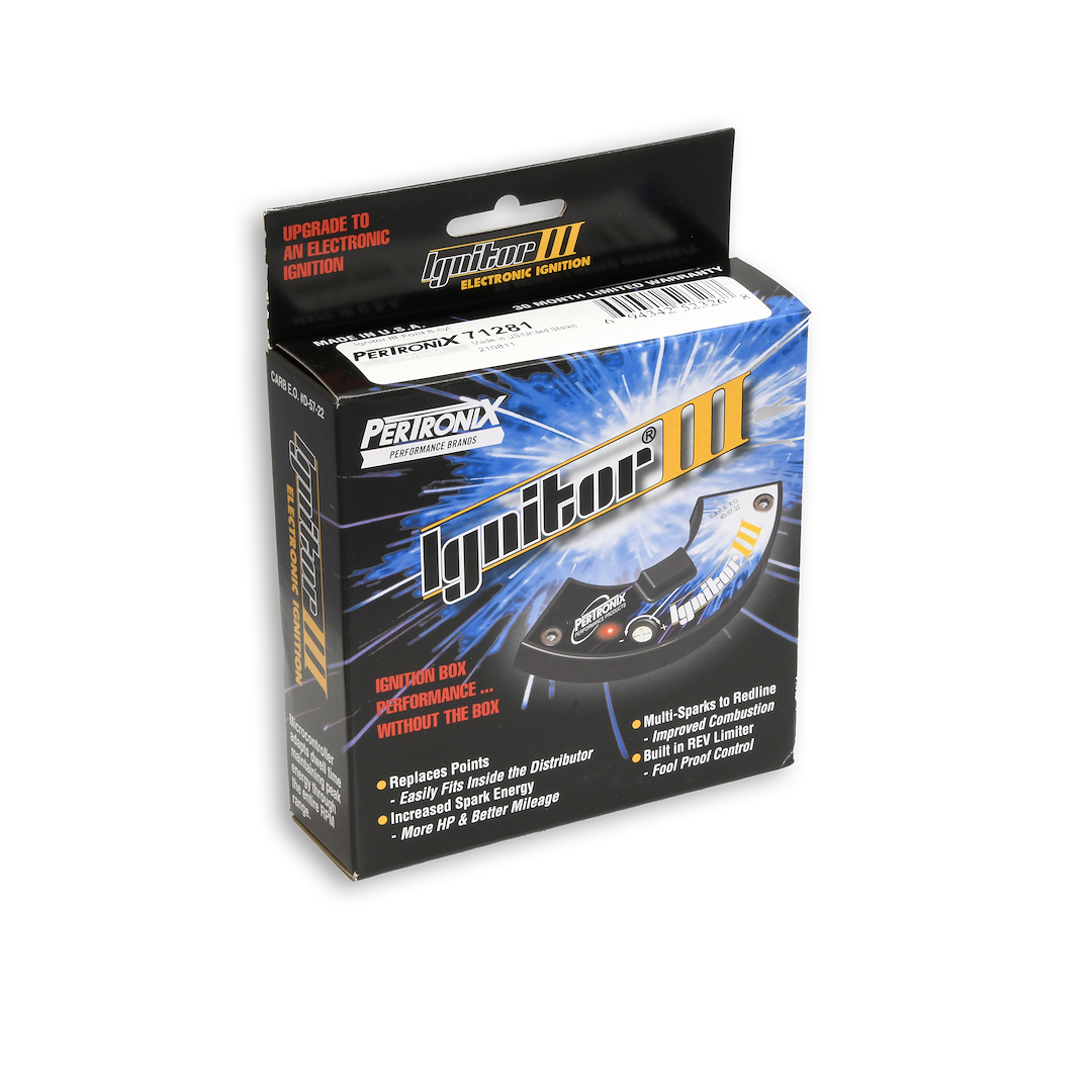 Pertronix Electronic Ignition Conversion, Ignitor ® III, Includes Ignition Control Module/ Mounting Bracket – 71281