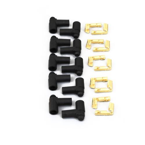 Pertronix Spark Plug Wire Set, Flame-Thrower ®, Unassembled, Black, For 8 Cylinder Engines, 8 Millimeter Wire Diameter, Silicone – 828290HT