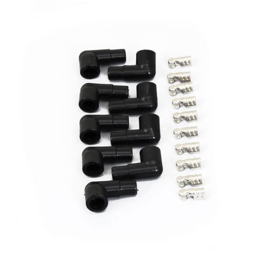Pertronix Spark Plug Wire Set, Flame-Thrower ®, Unassembled, Black, For 8 Cylinder Engines, 8 Millimeter Wire Diameter, Silicone – 828290HT