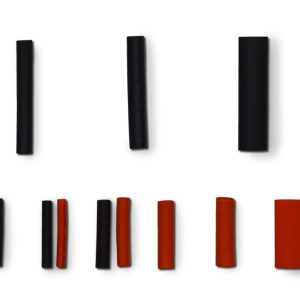 Pertronix Heat Shrink Tubing, Dual Wall Heat Shrink Tube Kit, 106 Pieces, Red and Black Sleeves Tube, From 1/8 Inch Up to 1/2 Inch – A2010