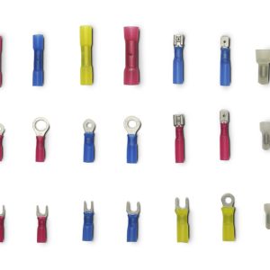 Pertronix Wire Terminal End, Heat Shrink Terminal Kit, 165 Pieces, Ring and Spade Terminals, Butt Connectors, Female and Male Disconnects – A2011