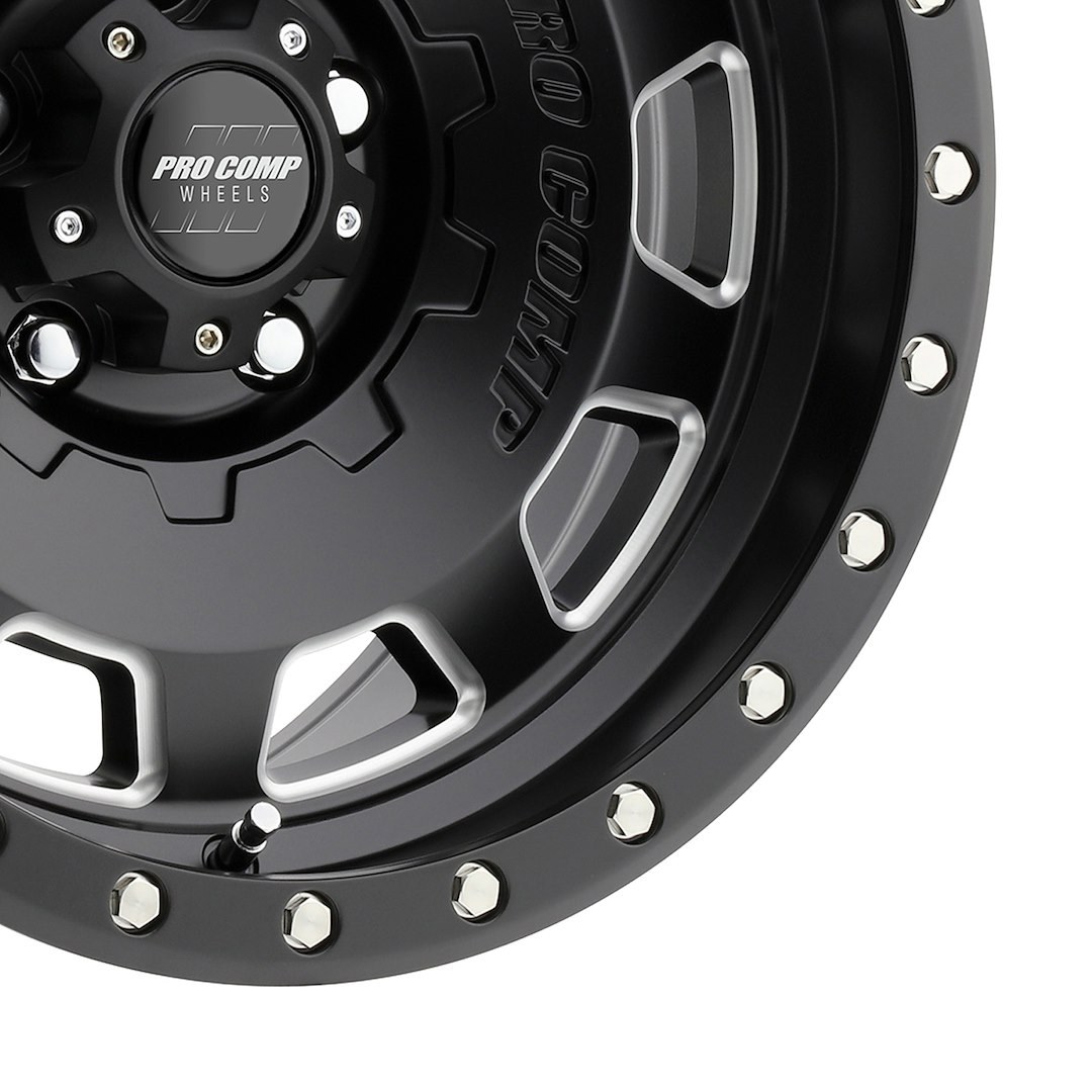 Pro Comp Whl Wheel, Hammer Series, 17 Inch Diameter X 9 Inch Width, 5 X 127 Millimeter/ 5 X 5.00 Inch Bolt Pattern – 5160-7973