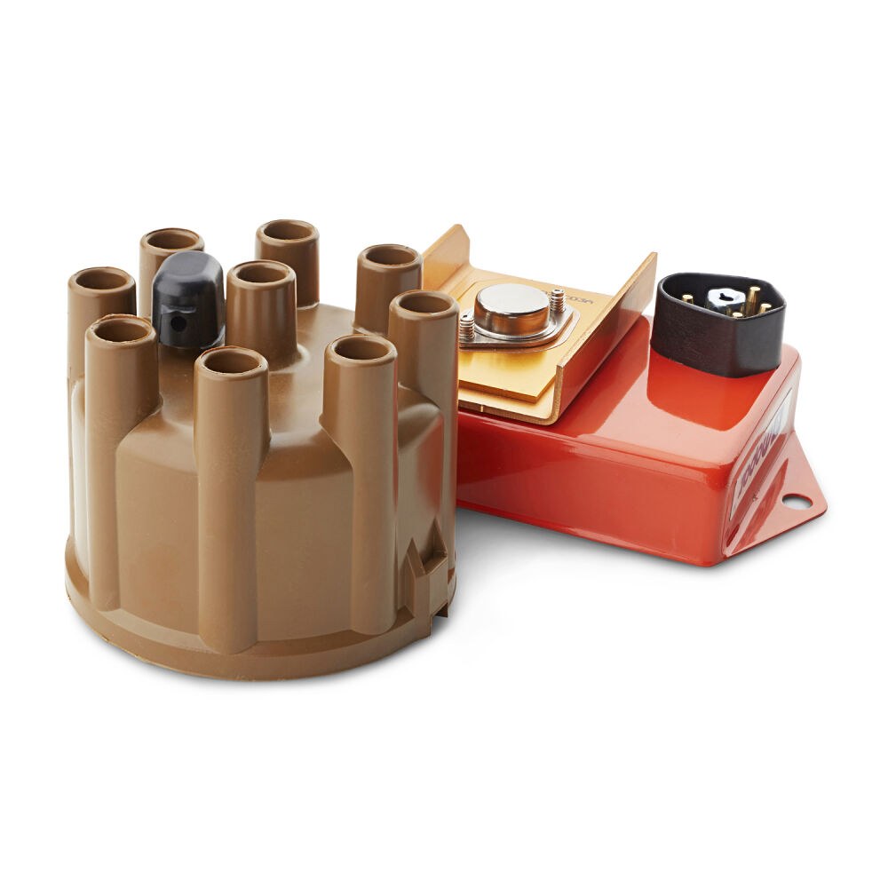 Proform Electronic Ignition Conversion, For Use with Chrysler 273-360, With Distributor, High Performance Advance Curve, Tan Distributor Cap – 440-426