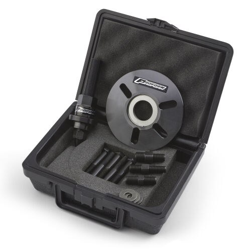 Proform Harmonic Balancer Installation Tool, For Use on Ford/ GM/ Chrysler Engines, 7/16 Inch X 20/ 5/8 Inch X 18/ 3/4 Inch X 16 Thread Sizes – 66514