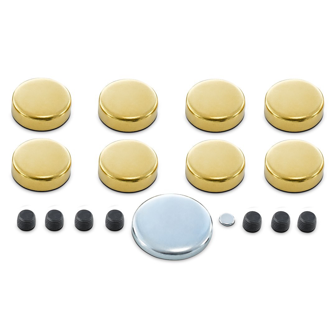 Proform Expansion Plug, For Use with Chevy Big Block Engines, Brass, Complete Set – 66552