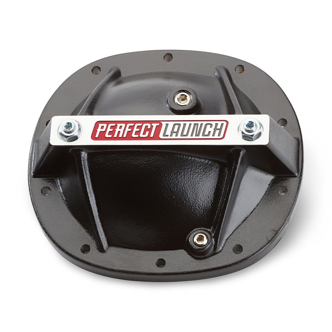 Proform Differential Cover, For Use with 7.5 Inch GM 10 Bolt, With Girdle, With Drain Plug, Black, Aluminum – 66667