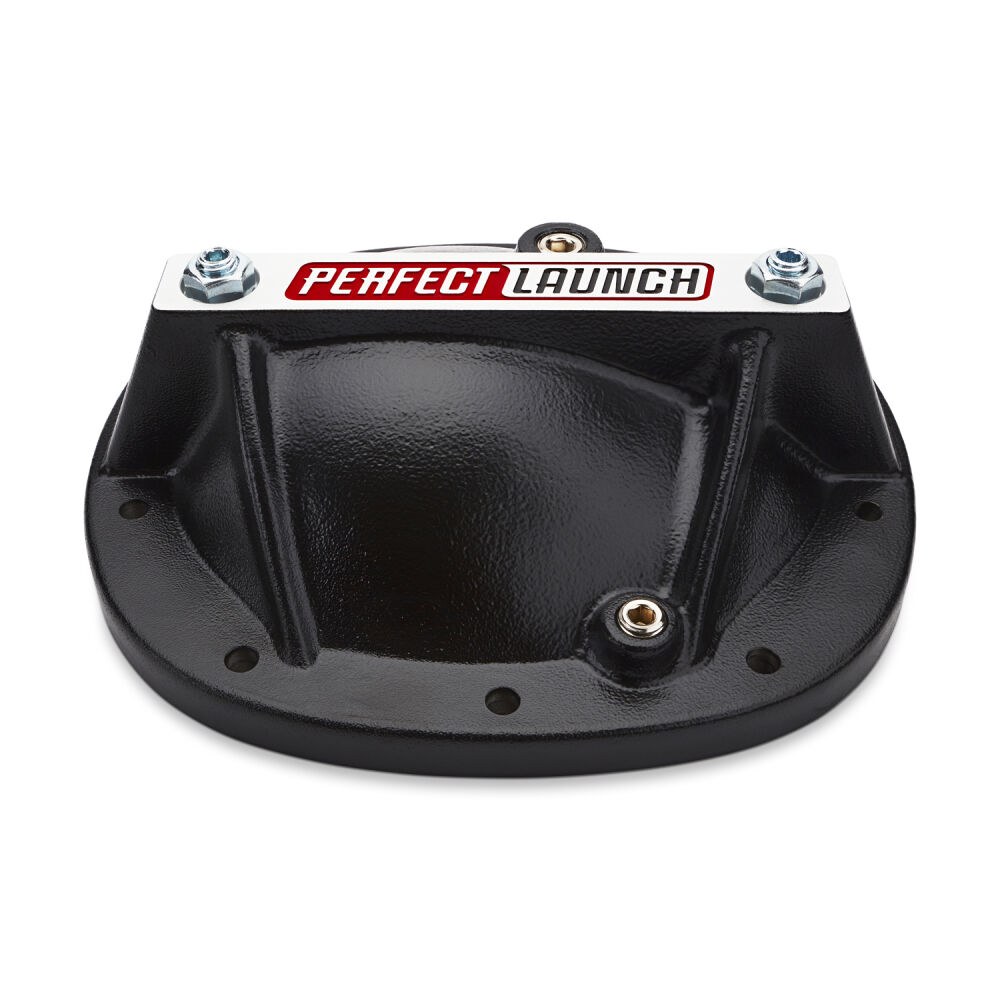 Proform Differential Cover, For Use with 7.5 Inch GM 10 Bolt, With Girdle, With Drain Plug, Black, Aluminum – 66667
