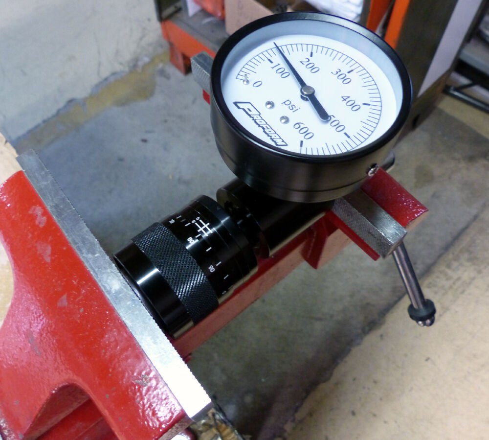 Proform Valve Spring Tester, With Valve Springs Uninstalled, Vise Mounted, 0-600 Pounds of Pressure – 66841