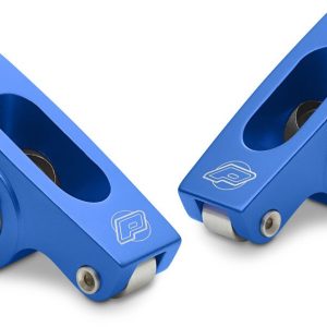 Proform Rocker Arm, Small Block Chevy, 3/8 Inch Stud Diameter, 1.5 Ratio, Non Self Aligning, Roller Rocker, Aluminum, Set of 16 – 66907C