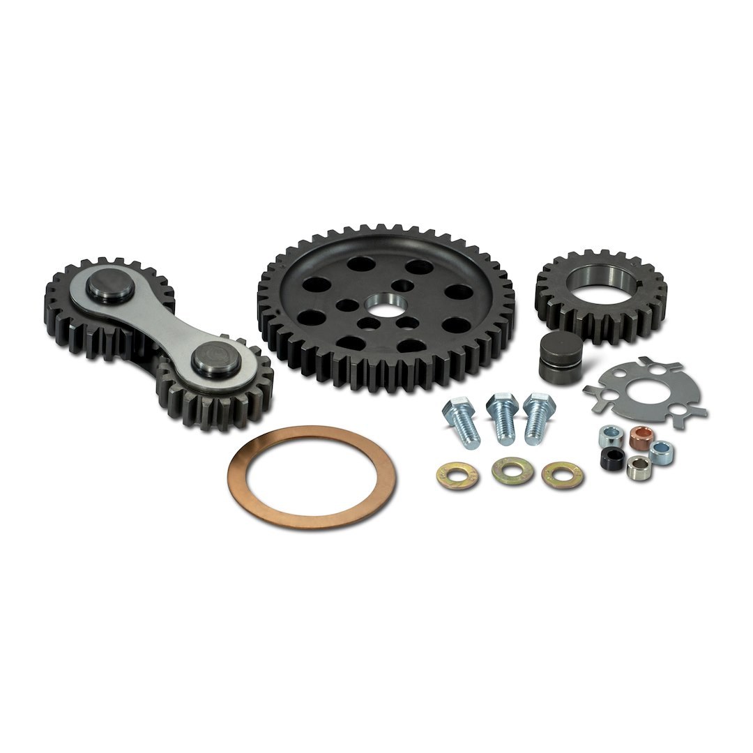Proform Timing Gear Set, Gear Driven, With Locking Plate/ Offset Cam Bushings/ Roller Cam Bearing/ Bronze Thrust Bearing – 66917C