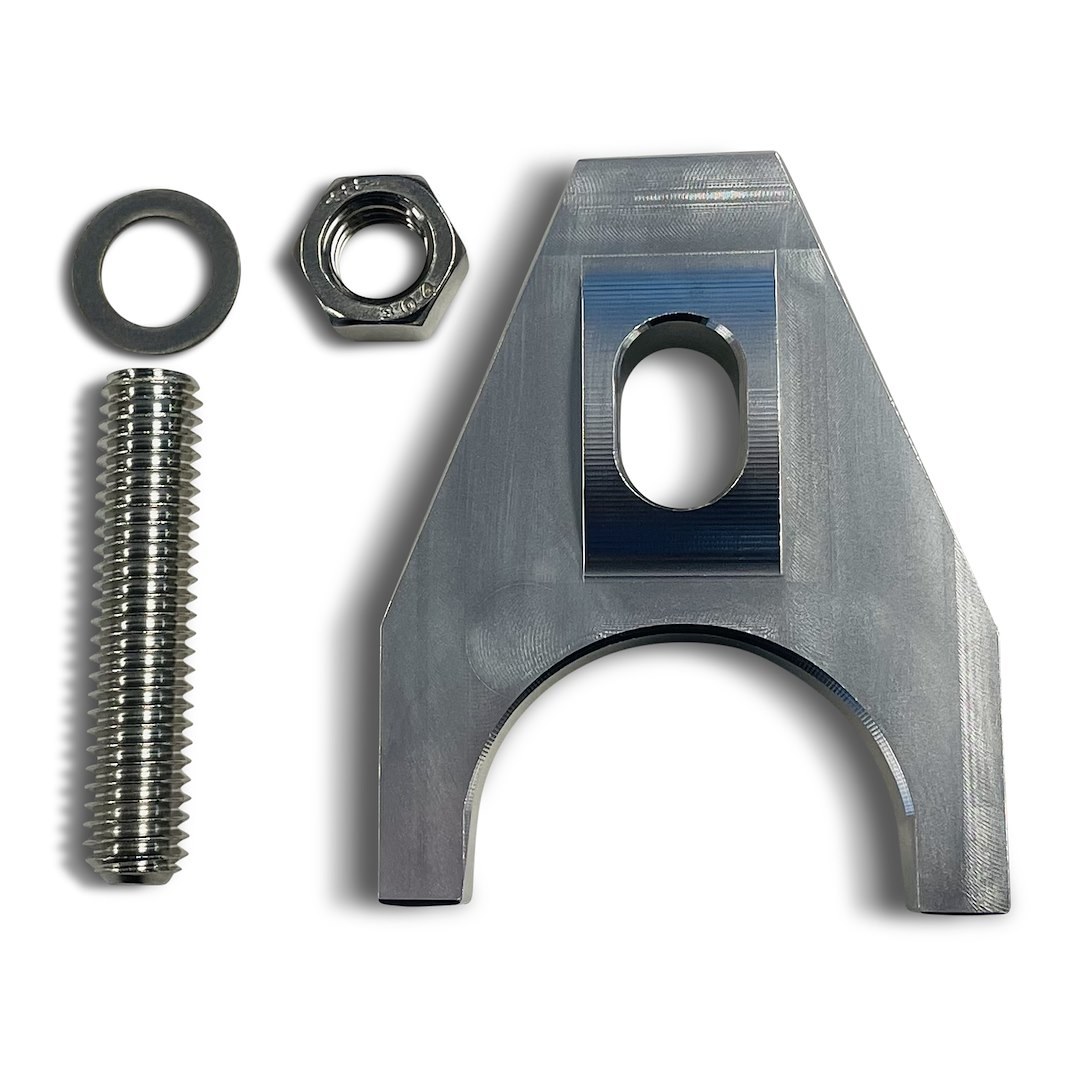 Proform Distributor Clamp, For Use on Small Block and 90 Degree V6 Chevy Engines, Billet, Aluminum – 66985