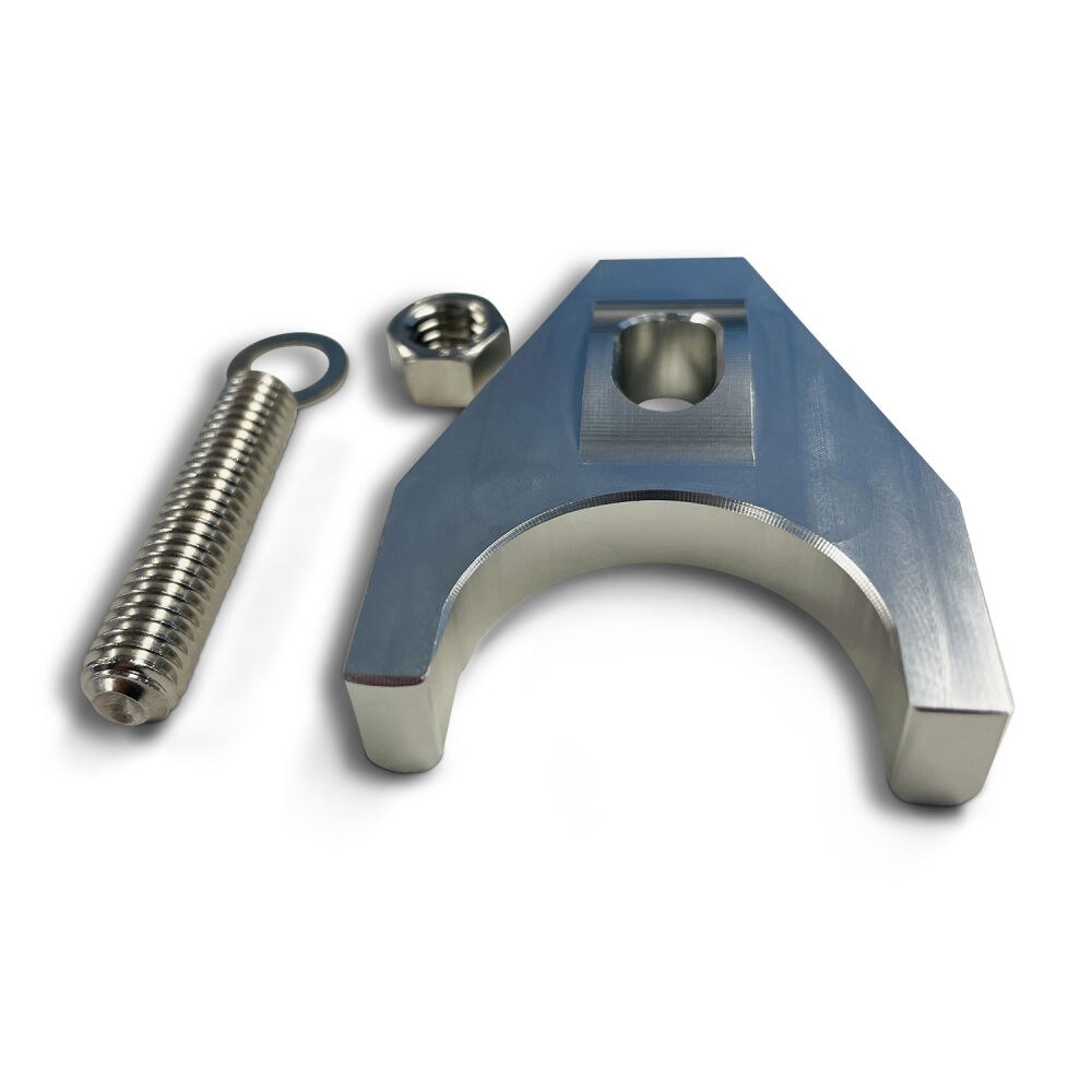 Proform Distributor Clamp, For Use on Small Block and 90 Degree V6 Chevy Engines, Billet, Aluminum – 66985