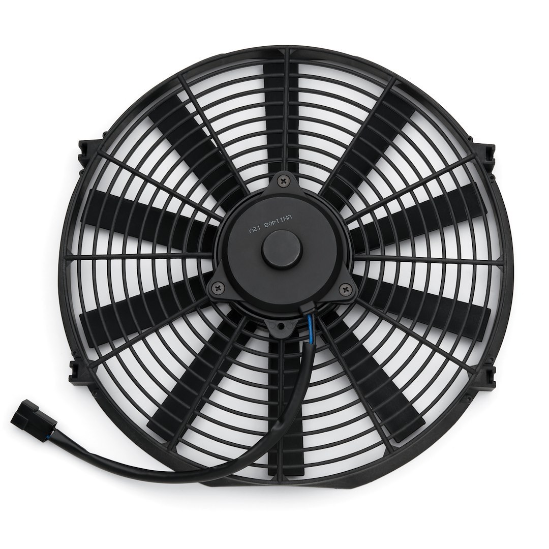 Proform Cooling Fan, Electric, 1650 Cfm, 14 Inch Diameter, 10 Blade, Pusher or Puller, 2500 RPM, With Plastic Shroud – 67014
