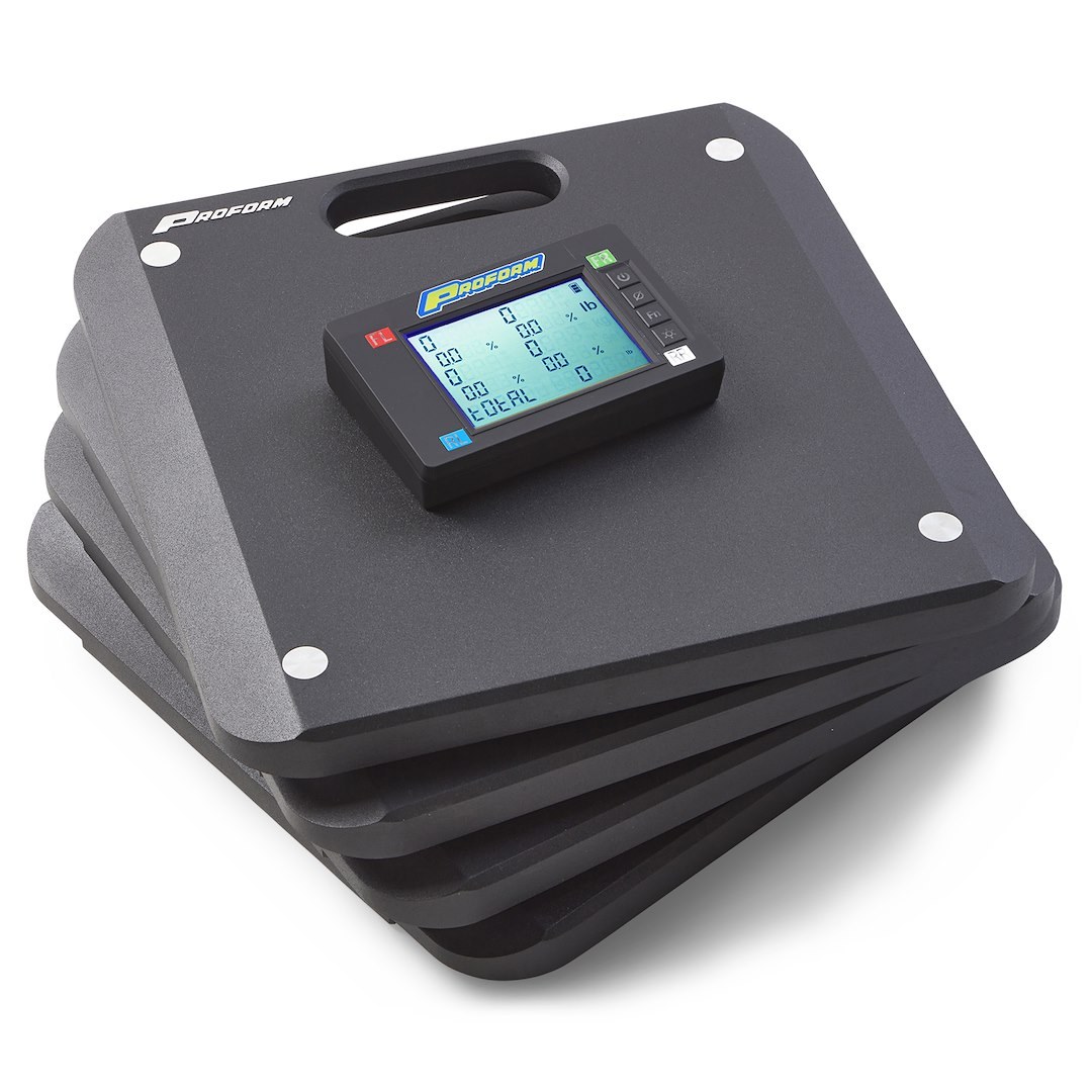 Proform Vehicle Scale, 1750 Pounds Per Pad for a Total Capacity of 7000 Pounds, Each Scale Pad 15 Inch Length 15 Inch Width – 67644