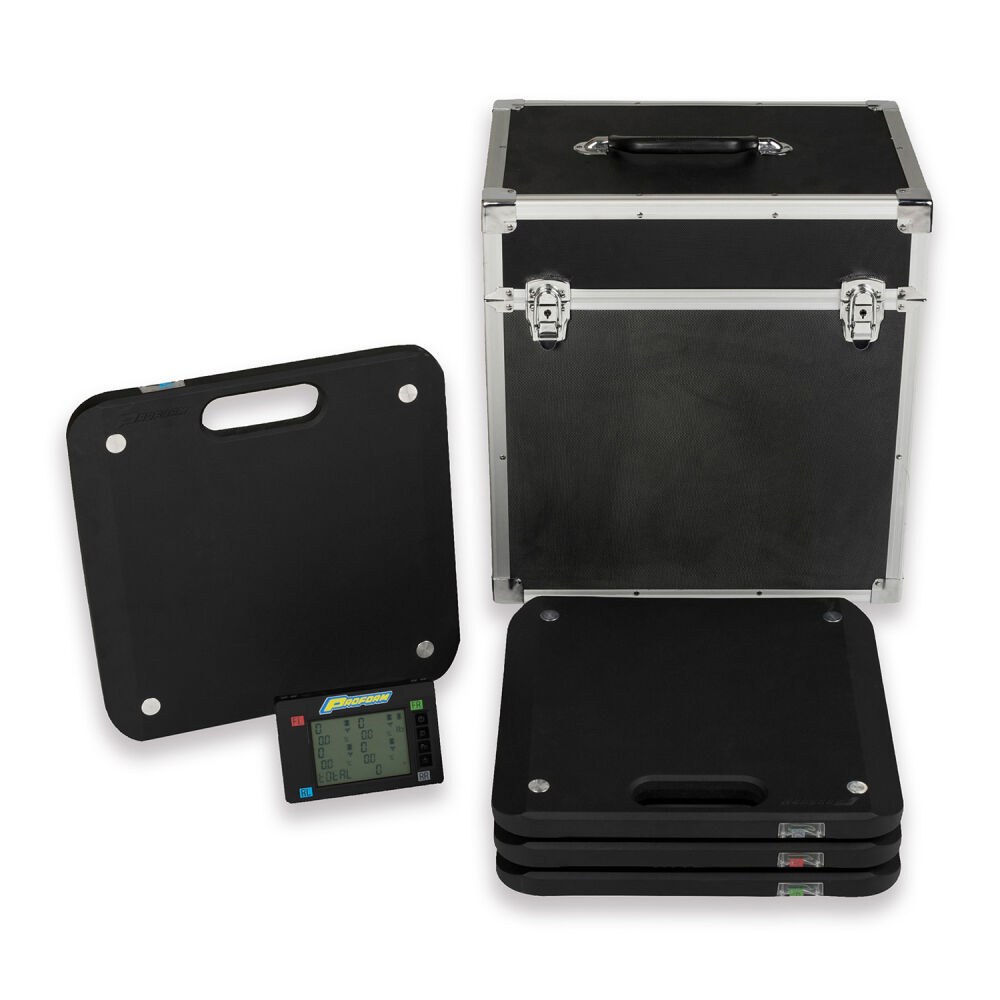 Proform Vehicle Scale, 1750 Pounds Per Pad for a Total Capacity of 7000 Pounds, Each Scale Pad 15 Inch Length 15 Inch Width – 67644