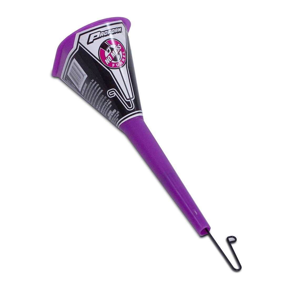 Proform Funnel, No Mess, Triangular, Molded, Purple, Plastic – 68068