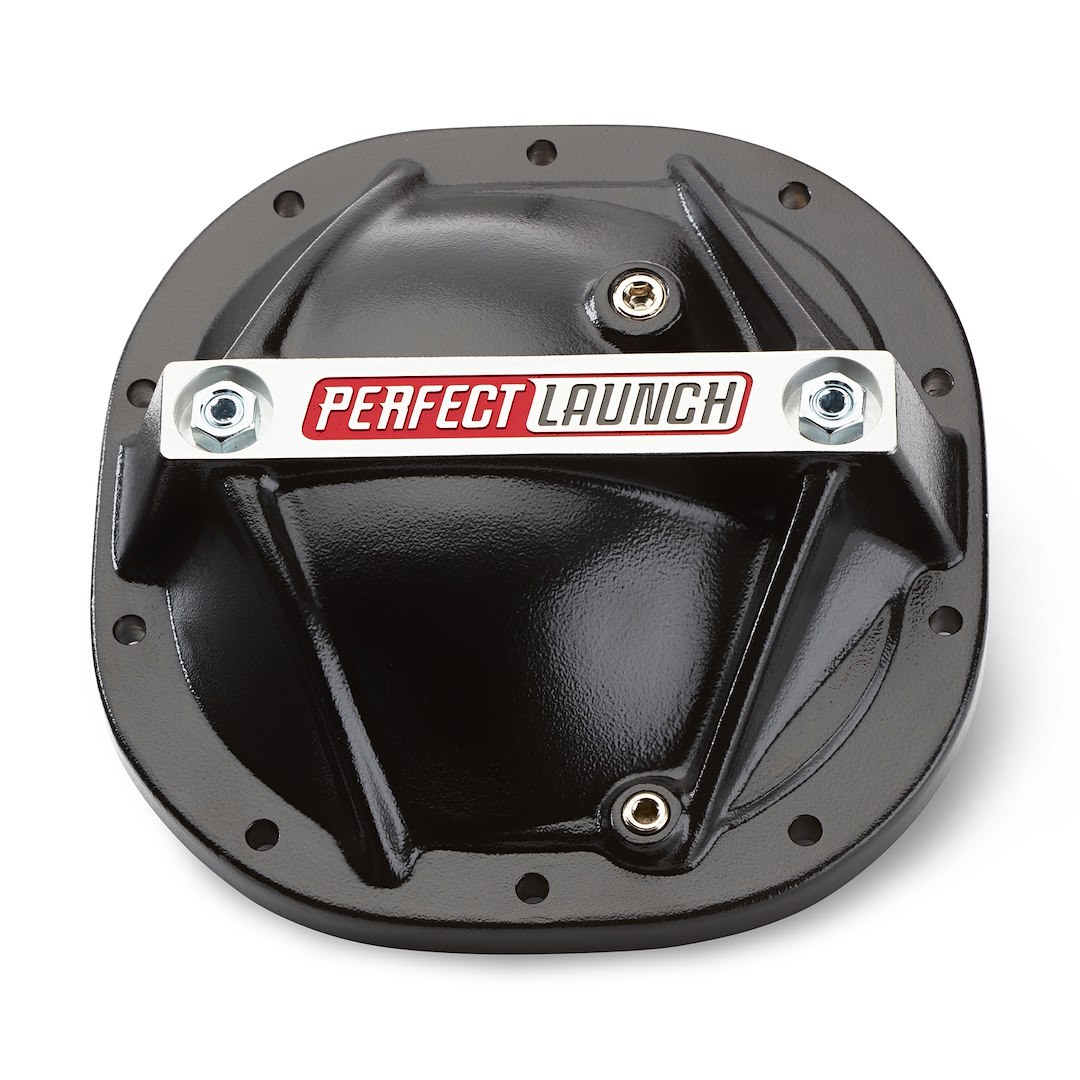 Proform Differential Cover, Ford 8.8 Inch Differential, 10 Bolt, With Girdle, With Drain Plug, Black, Aluminum – 69501