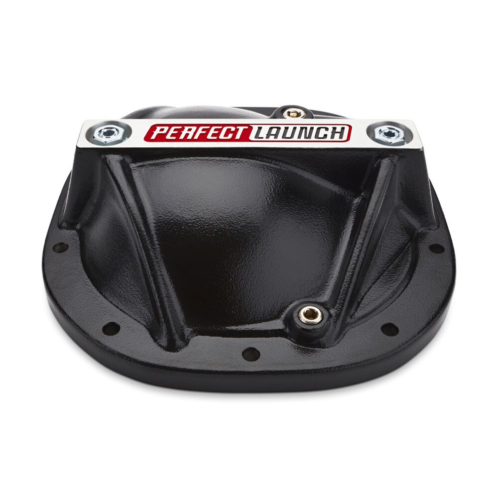 Proform Differential Cover, Ford 8.8 Inch Differential, 10 Bolt, With Girdle, With Drain Plug, Black, Aluminum – 69501
