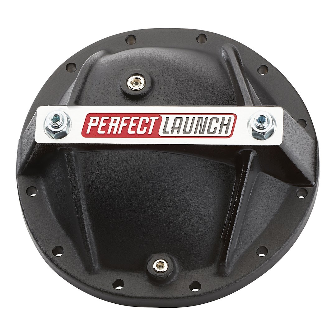 Proform Differential Cover, GM 12 Bolt, With Girdle, With Drain Plug, Black, Aluminum – 69502