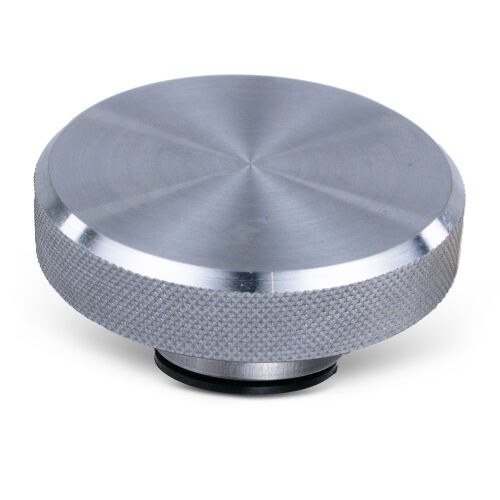 Proform Radiator Cap, 13 PSI Maximum Pressure, Round, Without Safety Release Lever, Natural Anodized, Aluminum – 69522