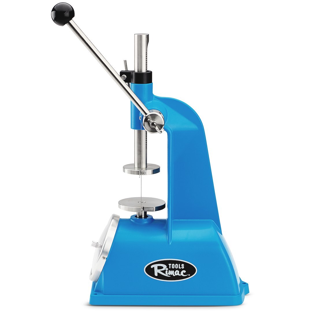 Proform Valve Spring Tester, Rimac®, With Valve Springs Installed, Bench Top Type, 0 to 500 Pound Scale Range, Blue Powder Coated – BB0500