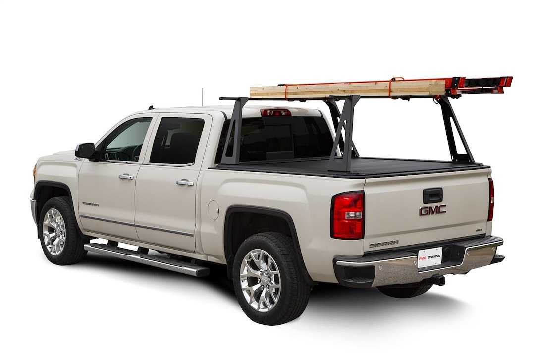 Pace Edwards Ladder Rack, EL200 Elevated Series, 200 Pound Weight Capacity, Mounts to Res® Rails on Ultragroove Covers – ELF0101