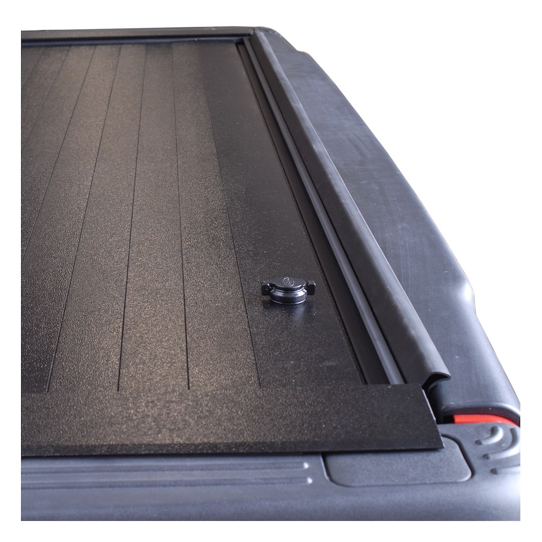 Pace Edwards Tonneau Cover, Jackrabbit ® Full Metal ™, Manual Retractable, Lockable Using Tailgate Handle Lock, Black, Aluminum – FMC3250