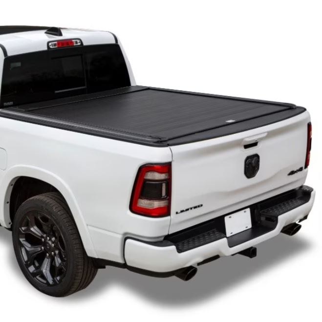 Pace Edwards Tonneau Cover, Ultragroove Electric™, Power Retractable, Lockable Using Tailgate Handle Lock, Black Matte, Powder Coated – KECA34A65