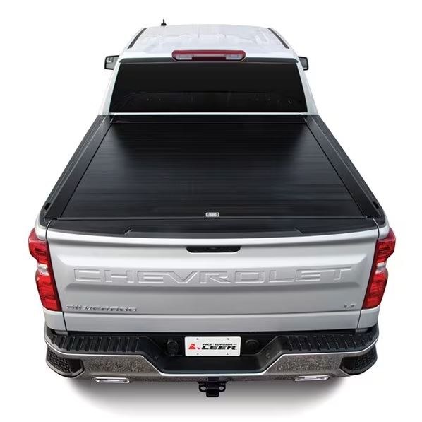 Pace Edwards Tonneau Cover, Bedlocker®, Power Retractable, Lockable Using Tailgate Handle Lock, Black Matte, Aluminum – M-BLCA29A60