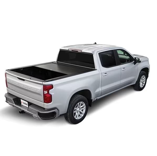Pace Edwards Tonneau Cover, Bedlocker®, Power Retractable, Lockable Using Tailgate Handle Lock, Black Matte, Aluminum – M-BLF171