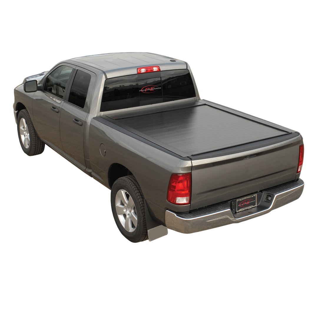 Pace Edwards Tonneau Cover, Bedlocker ®, Power Retractable, Lockable Using Tailgate Handle Lock, Black Matte, Aluminum – M-BLT185