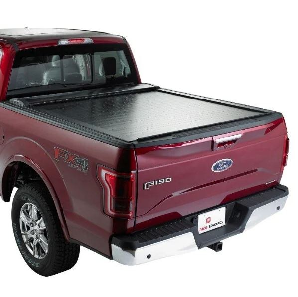 Pace Edwards Tonneau Cover, Switchblade Metal, Manual Retractable, Non-Lockable, Black, Aluminum – SMFA31A62