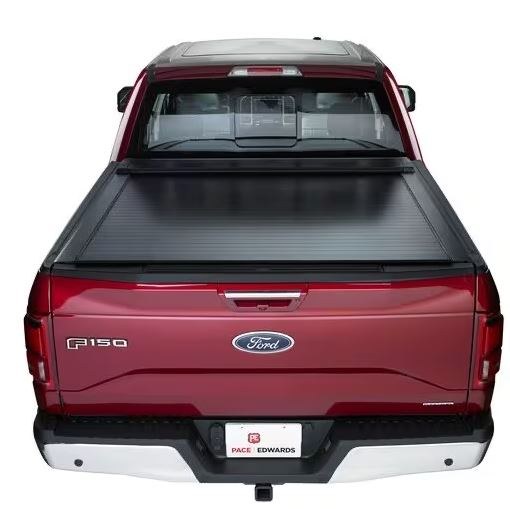 Pace Edwards Tonneau Cover, Switchblade Metal, Manual Retractable, Non-Lockable, Black, Aluminum – SMFA31A62