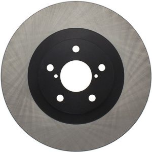 Stop Tech Brake Rotor, Premium Solid, Black E-Coated, Wheel Bolt Pattern 5 X 100 Millimeter – 120.47018