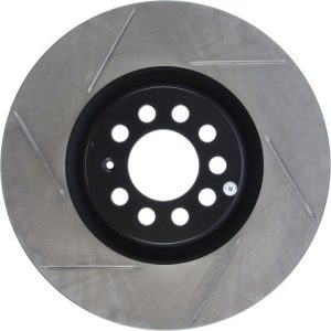 Stop Tech Brake Rotor, Sportstop ® Slotted, Silver E-Coated, Alloy, Single – 126.33062SR
