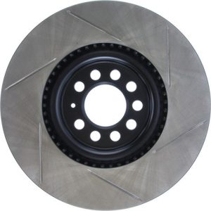 Stop Tech Brake Rotor, Sportstop ® Slotted, Silver E-Coated, Alloy, Single – 126.33062SR